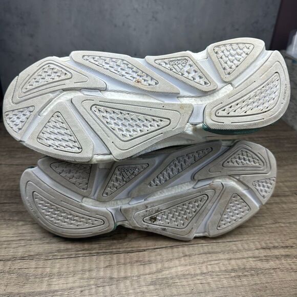 Adidas~Men’s~X9000L4 BOOST White Metallic/Green  Running  Sneakers~Size 7 - Picture 8 of 9